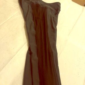 Workout pants with the sides showing